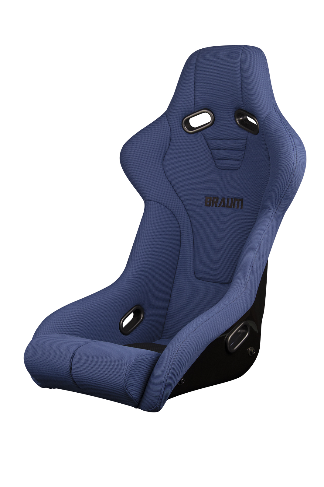Braum Falcon-R Series Blue Cloth Fixed Back Bucket FRP Composite Seat
