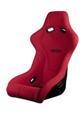 Braum Falcon-R Series Red Cloth Fixed Back Bucket FRP Composite Seat