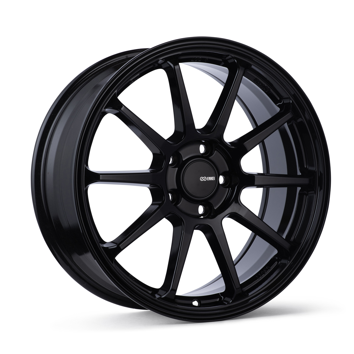 Enkei PX-10 19x8 5x114.3 +45mm Gloss Black Wheel
