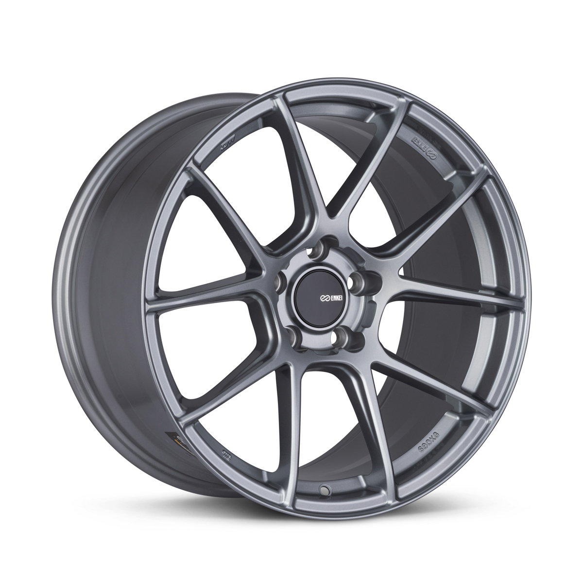 Enkei TS-V 18x8 5x114.3 +35mm Storm Grey Wheel