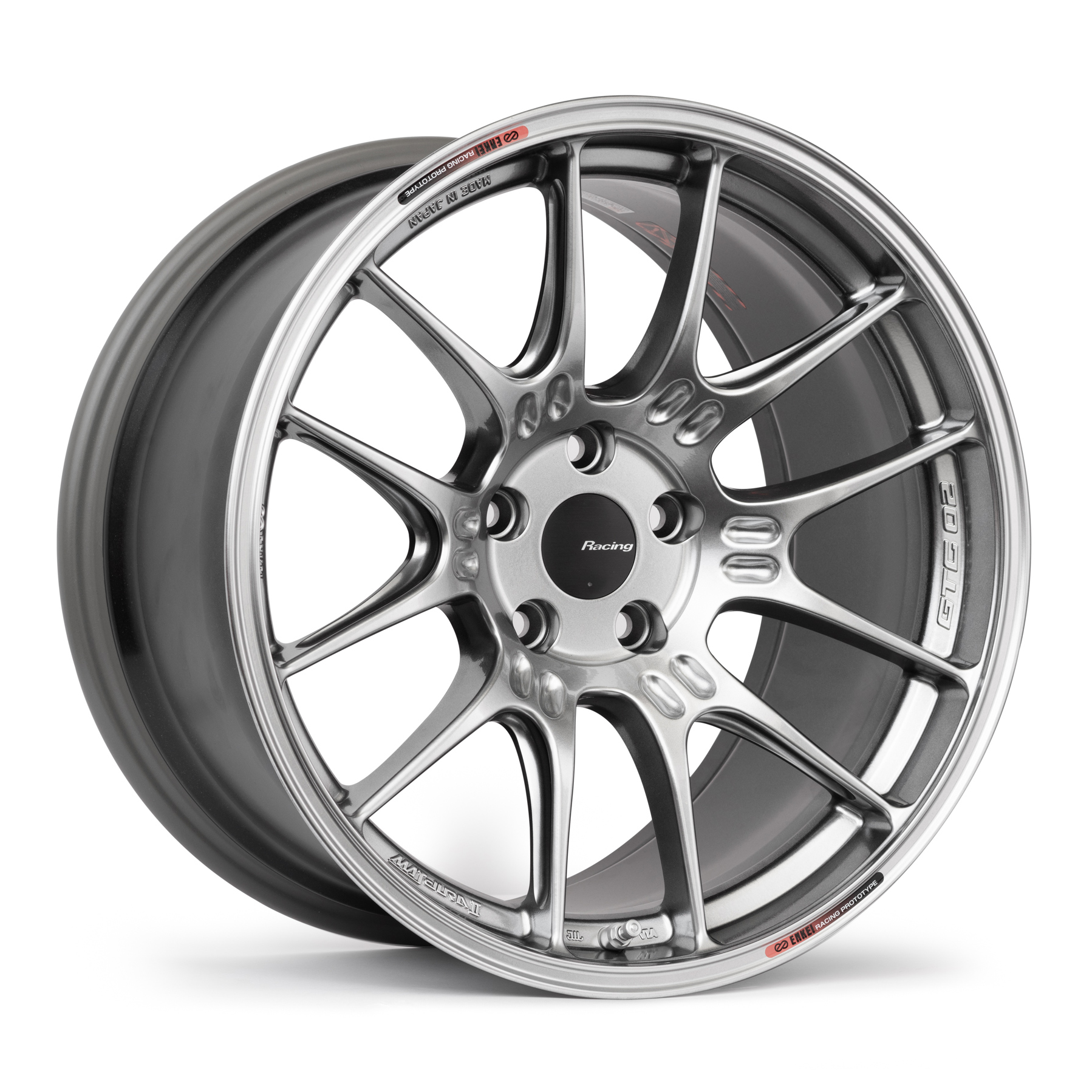 Enkei GTC02 18x8.5 5x120 +35mm Hyper Silver Wheel