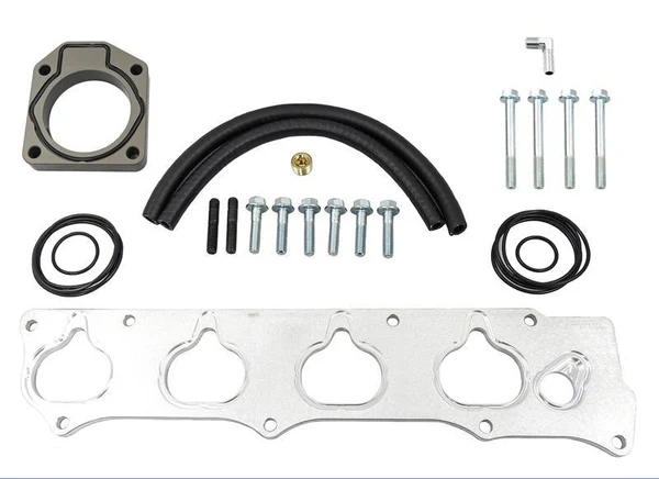 PRL 12-15 Civic Si/08-12 Accord RBC Intake Manifold with ZDX Throttle Body Adapter Kit