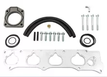 PRL 12-15 Civic Si/08-12 Accord RBC Intake Manifold with Stock Throttle Body Adapter Kit