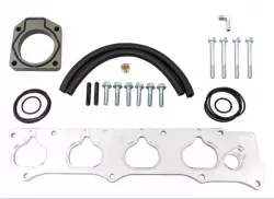 PRL 12-15 Civic Si/08-12 Accord RBC Intake Manifold with Stock Throttle Body Adapter Kit