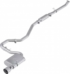 MBRP 22-26 Civic Sport Sedan 2.0L Armor Pro 2.5-Inch Tour Profile Cat-Back Exhaust with Polished Tip