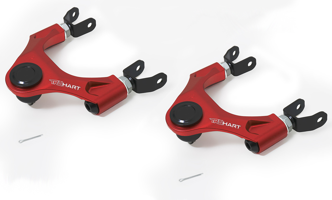 Truhart 92-95 Civic/94-01 Integra Billet Adjustable Front Upper Control Arms with Spherical Bushings