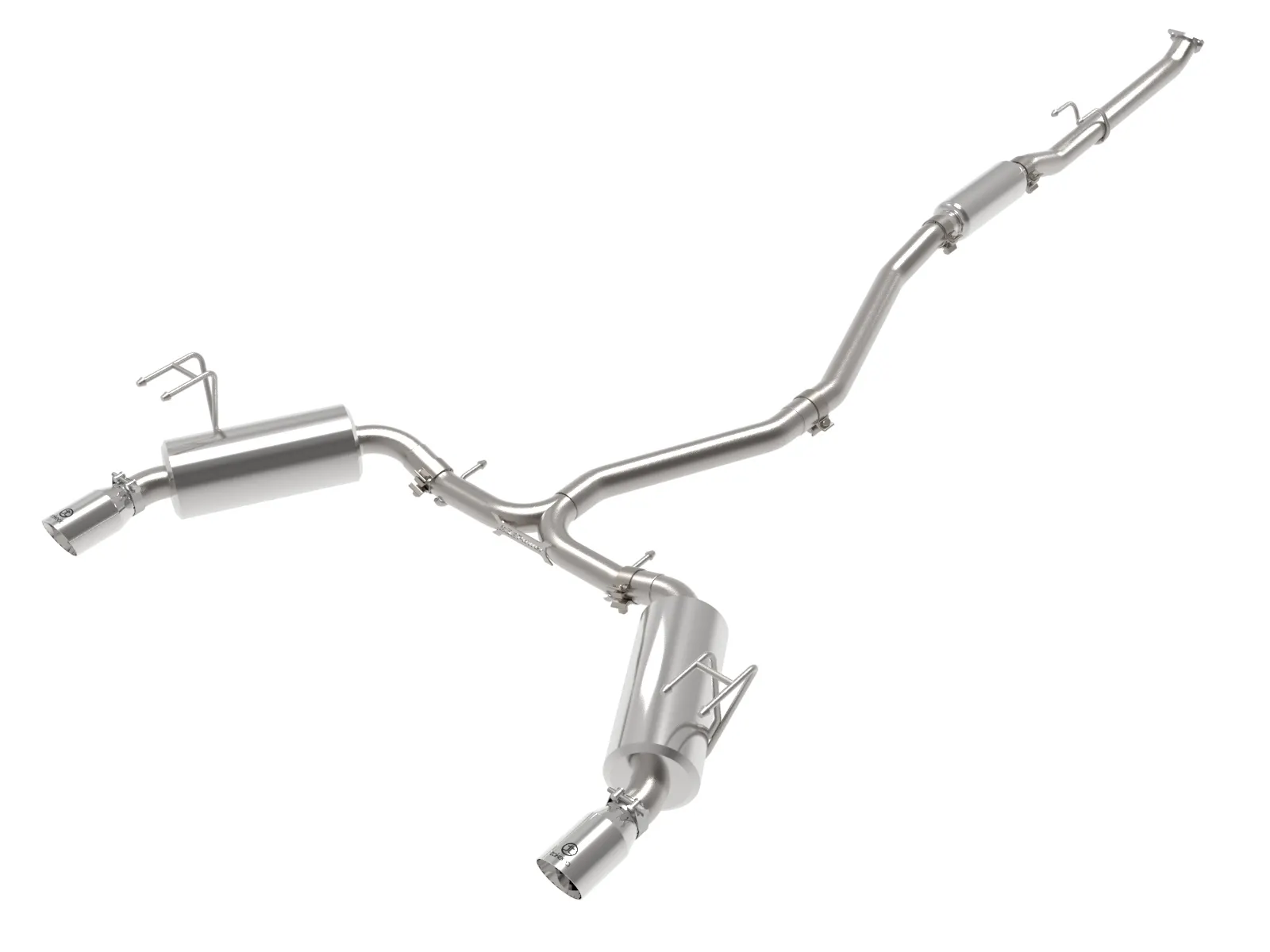 Takeda 22-24 Civic 1.5T Sedan Stainless Steel Cat-Back Exhaust System with Polished Tips
