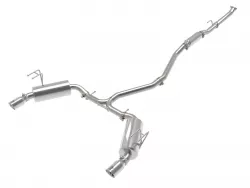 Takeda 22-24 Civic 1.5T Sedan Stainless Steel Cat-Back Exhaust System with Polished Tips