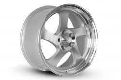 Whistler KR1 Silver w/ Machined Face 15x8 +20mm Offset Wheel: 4x100