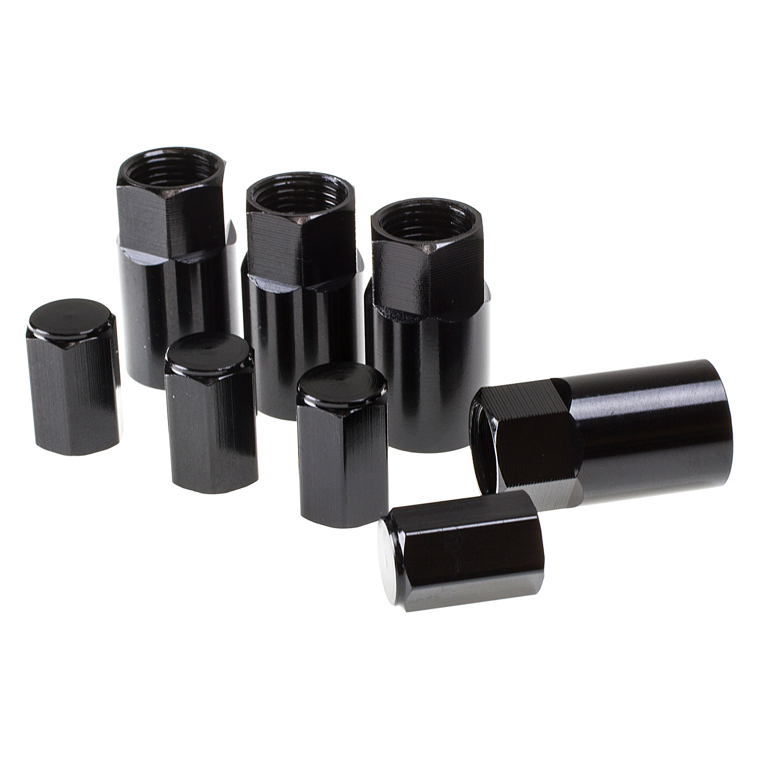 Wheel Mate Aluminum TPMS Valve Stem Cover - Black Anodize