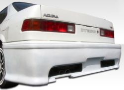 Duraflex 86-89 Integra Sedan 1-Piece Type M Rear Bumper Cover