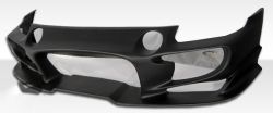 Duraflex 93-97 Del Sol 1-Piece Aggressive Front Bumper Cover