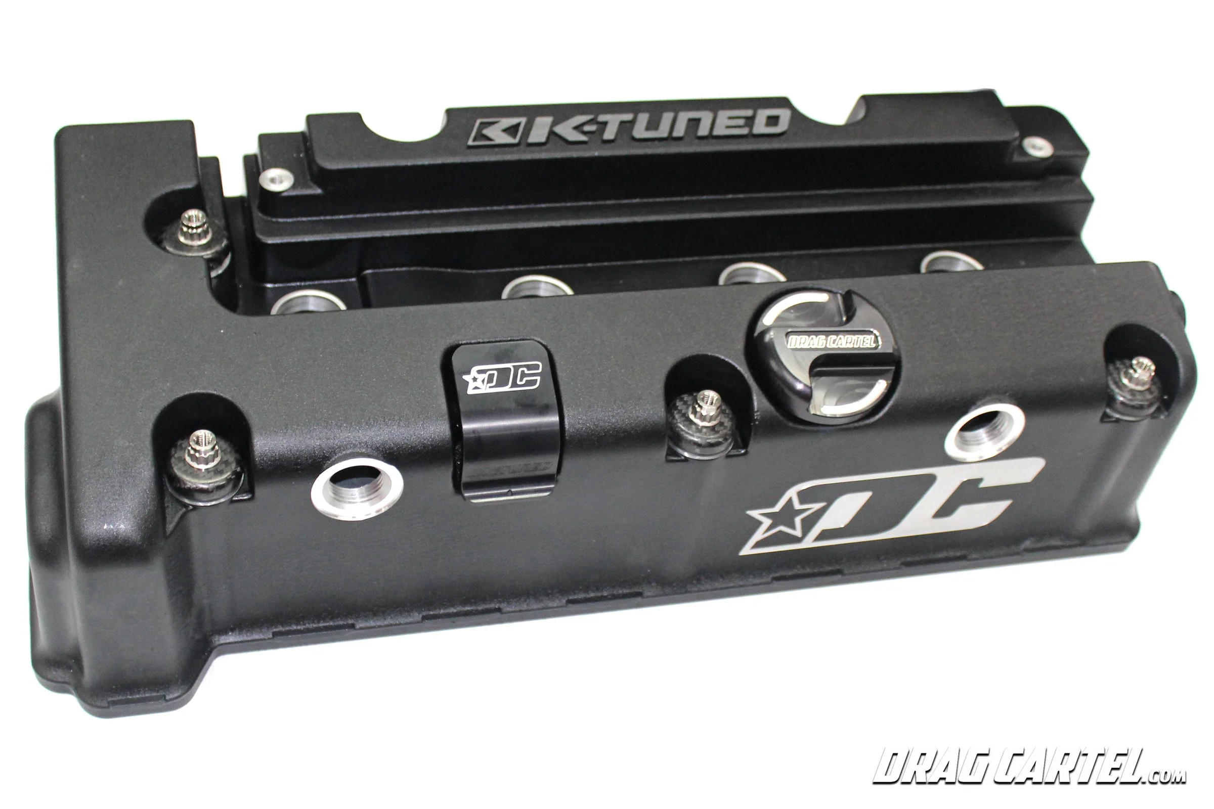 Drag Cartel x K-Tuned K-Series Wrinkle Black Vented Valve Cover