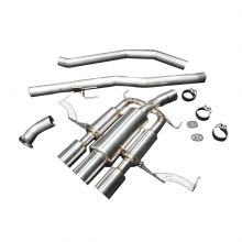 K-Tuned 17-21 Civic Type R 3" Cat-Back Exhaust (Stock Downpipe)