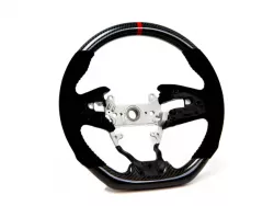 PRL 16-21 Civic Carbon Fiber and Suede with Red Stitching Steering Wheel