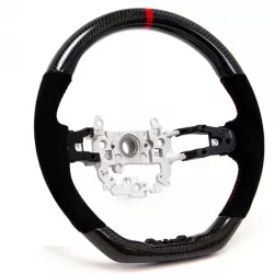 PRL 22-25 Civic Carbon Fiber and Suede with Red Stitching Steering Wheel