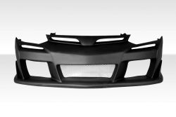 Duraflex 06-11 Civic Coupe 1-Piece Raven Front Bumper Cover