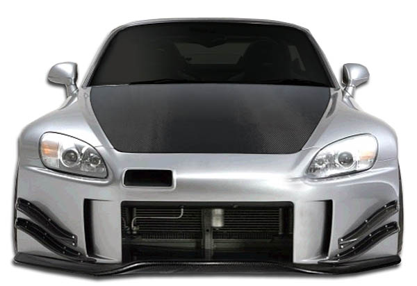Duraflex 00-09 S2000 2-Piece Type JS Front Bumper Cover with Splitter