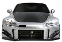 Duraflex 00-09 S2000 2-Piece Type JS Front Bumper Cover with Splitter