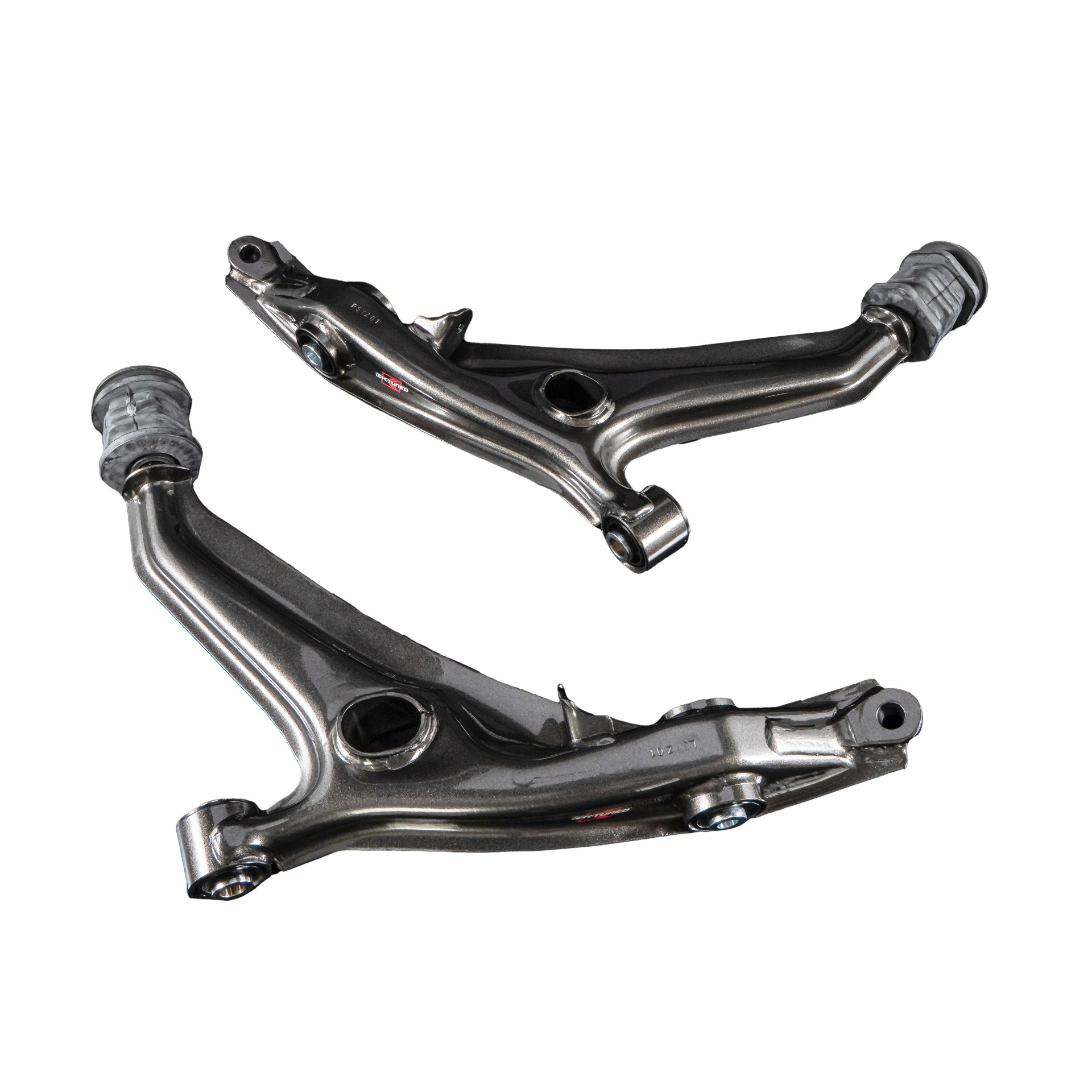 K-Tuned 96-00 Civic with Stock Subframe Hardened Rubber Front Lower Control Arms