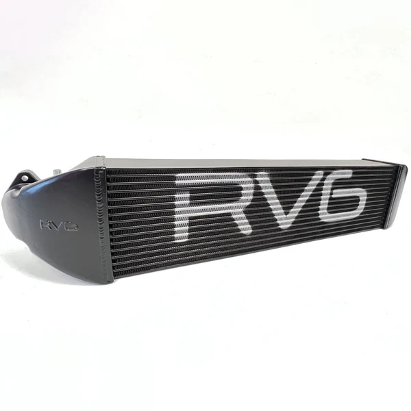 RV6 23-25 Civic Type R/24-25 Integra Type S Black Tube and Fin Front-Mount Intercooler