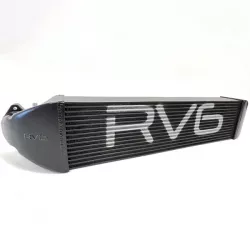 RV6 23-25 Civic Type R/24-25 Integra Type S Black Tube and Fin Front-Mount Intercooler