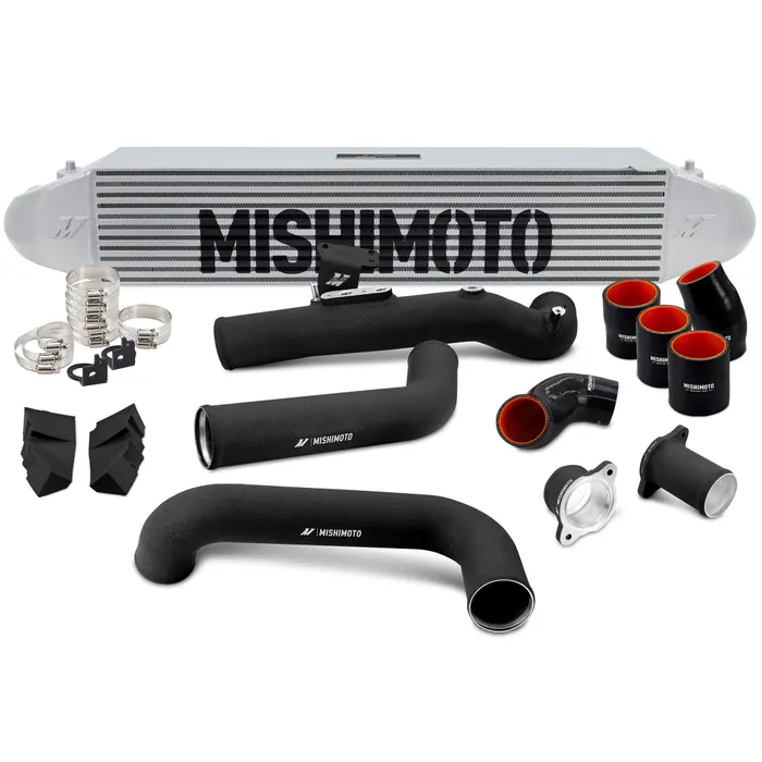Mishimoto 22-25 Civic/23-25 Civic 1.5T Silver Intercooler with Black Piping Intercooler Kit
