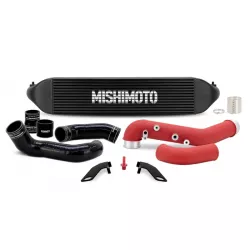 Mishimoto 23-25 Civic Type R/24-25 Integra Type S Black Intercooler with Red Piping Kit