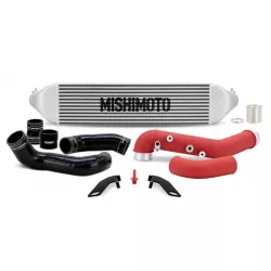 Mishimoto 23-25 Civic Type R/24-25 Integra Type S Silver Intercooler with Red Piping Kit