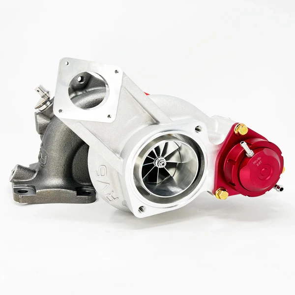 RV6 FL5/DE5 R660AS Antisurge T51R RED Ball Bearing Turbo with Matte 3K Twill Carbon Inlet Pipe