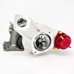 RV6 FK8 R660AS Antisurge T51R RED Ball Bearing Turbo with Matte 3K Twill Carbon Inlet Pipe