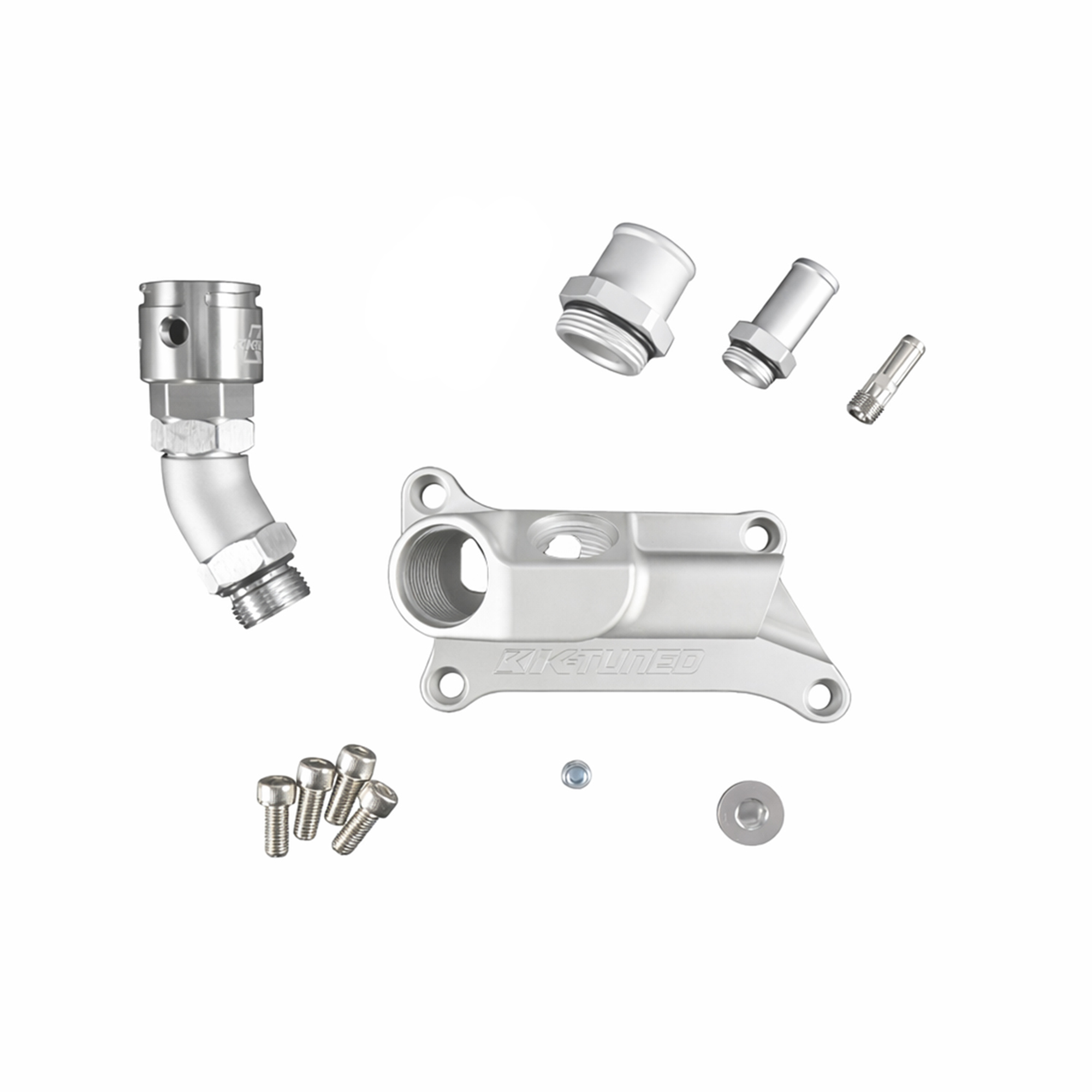 K-Tuned K24/K20Z3 Angled Inlet Upper Coolant Housing with Filler Neck