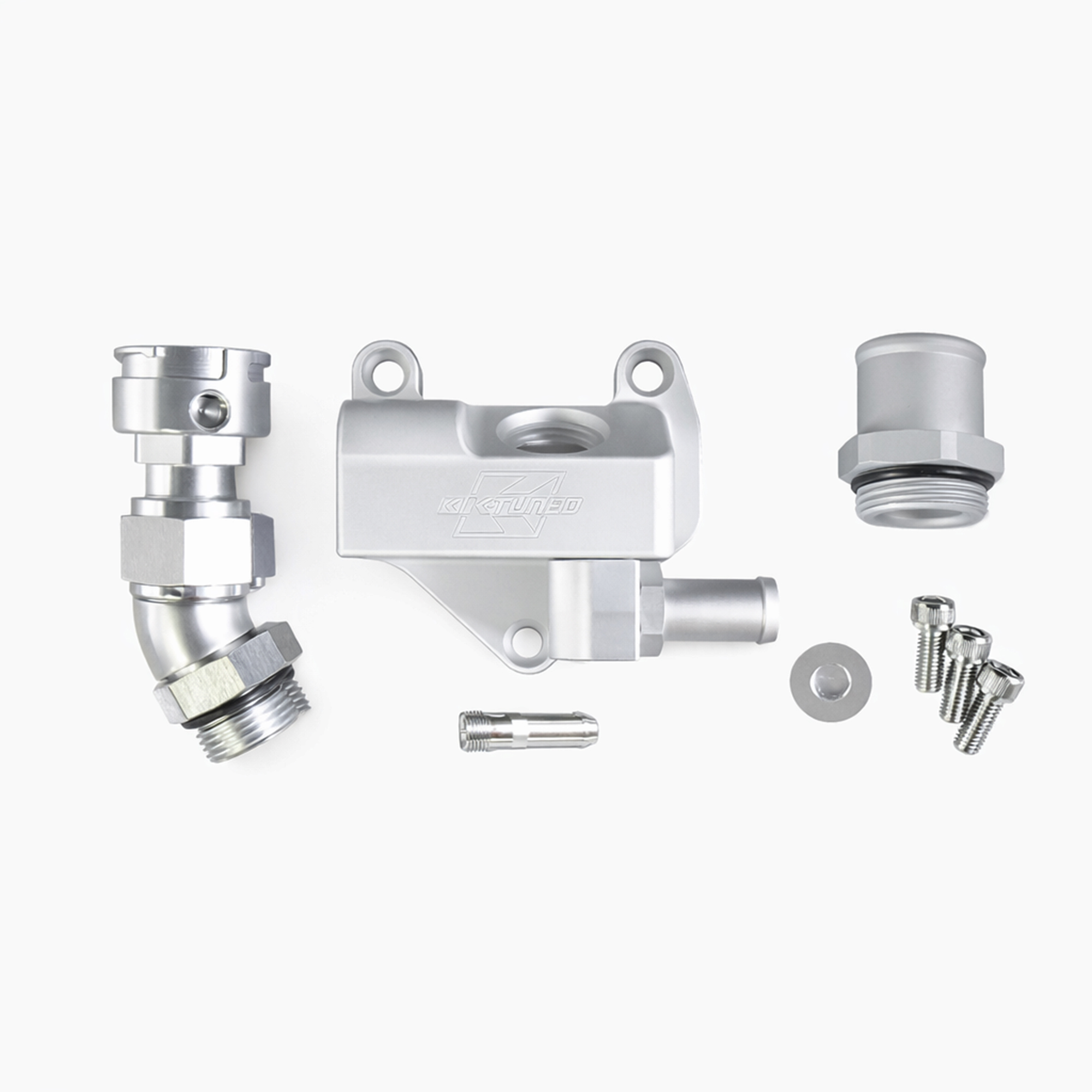 K-Tuned 12-15 Civic Si Straight Upper Coolant Housing with Filler Neck