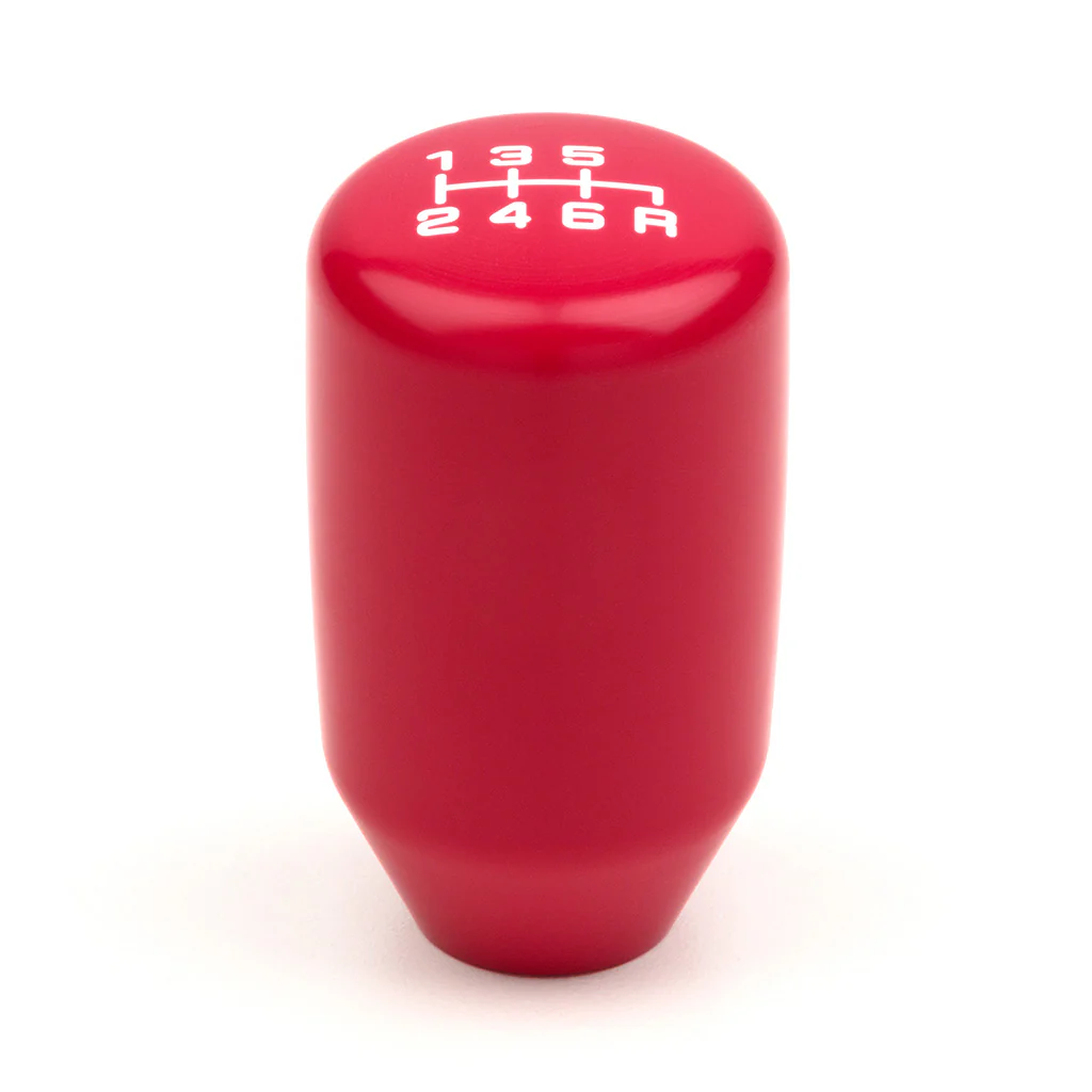 Acuity Satin Red 6-Speed ESCO-Insulated Shift Knob
