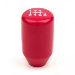 Acuity Satin Red 6-Speed ESCO-Insulated Shift Knob