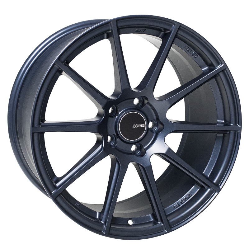 Enkei TS10 18x9.5 35mm Offset 5x114.3 72.6mm Bore Matte Blue Wheel
