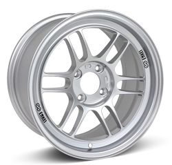 Enkei RPF1 15x7 4x100 35mm Offset 73mm Bore Silver Wheel