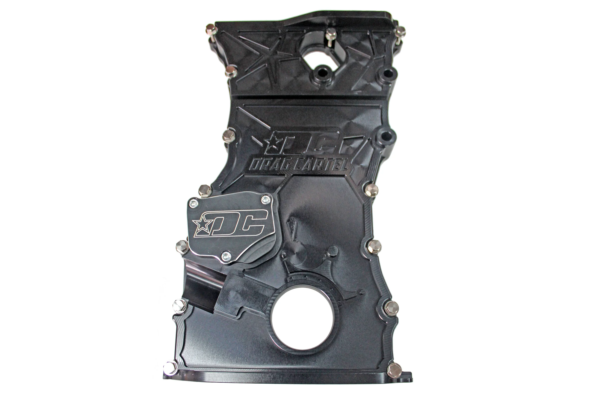 Drag Cartel K20 Black Anodized Billet Timing Chain Cover