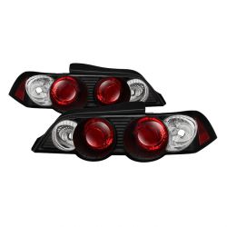Spyder 02-04 RSX Euro Style Tail Lights Black