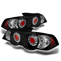 Spyder 02-04 RSX LED Tail Lights Black