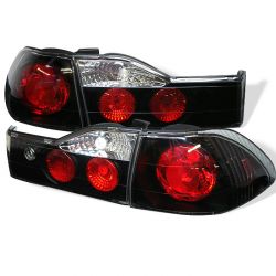 Spyder 01-02 Accord Sedan Euro Style Tail Lights Black
