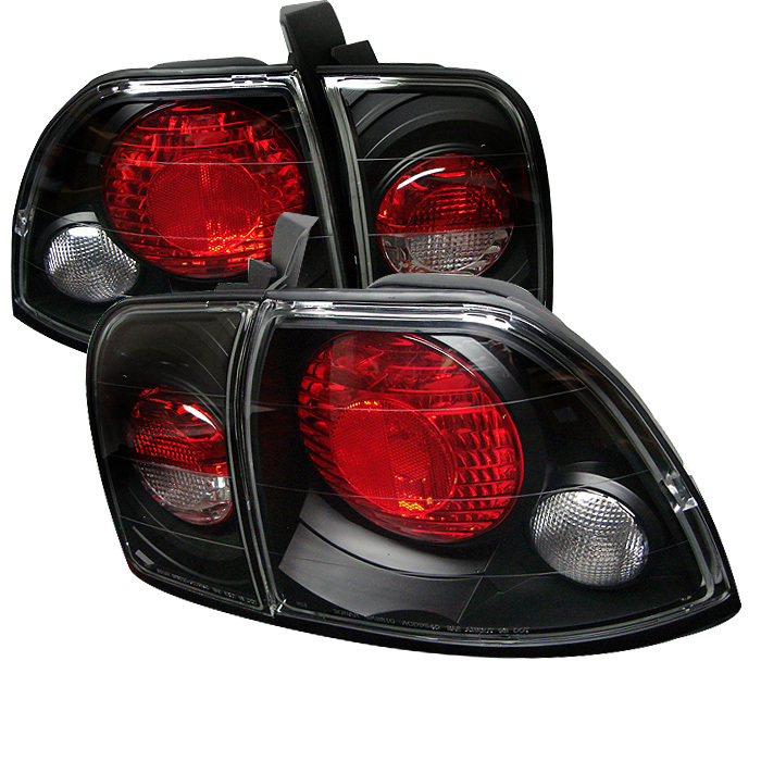 Spyder 96-97 Accord Euro Style Tail Lights Black