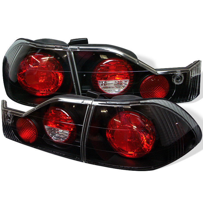 Spyder 98-00 Accord Sedan Euro Style Tail Lights Black