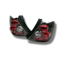 Spyder 02-05 Civic Si Euro Style Tail Lights Black