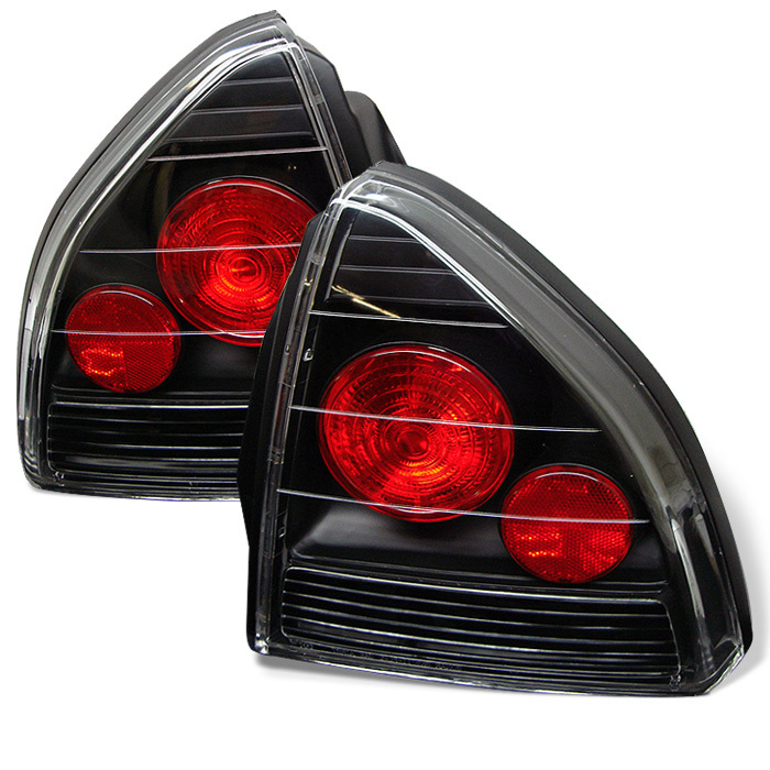 Spyder 92-96 Prelude Euro Style Tail Lights Black