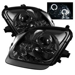 Spyder 97-01 Prelude LED Halo Smoke Projector Headlights