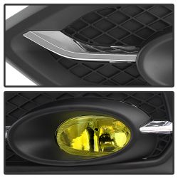 Spyder 14-15 Civic Coupe Yellow Foglight Kit