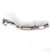 RV6 Performance 12-15 Civic SI Bellmouth Downpipe with Metallic High Flow Cat