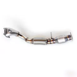 RV6 Performance 12-15 Civic SI Bellmouth Downpipe with Metallic High Flow Cat