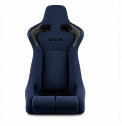 Braum Venom-R Series Blue Cloth Fixed Back Bucket Racing Seat: Single